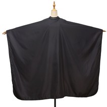 미용사앞치마 검은 머리 절단 케이프 프로 살롱 미용 천 가운 이발사 실리콘 목 앞치마 망토 도매, 01 Black