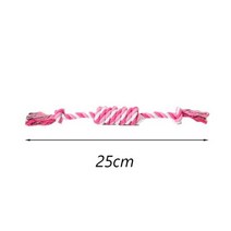 1pcs 물린 애완 동물 강아지 씹는 개 청소 치아 고양이 밧줄 매듭 공 mascotas 액세서리 재생, [01] 1pcs random color, Candy_1pcs random color | CHIN