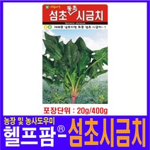 헬프팜 섬초시금치 20g 아람종묘 시금치씨 동초 씨앗