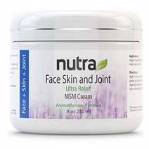 얼굴 피부 & 울트라 릴리프 크림 Nutra Health 240ml8온스, 8 Ounce Jar