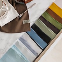 쥴라이 린넨 티타올/행주 테이블매트 키친크로스 11color, 올리브