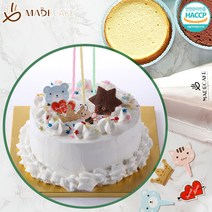 DIY (1호) 케이크 만들기 세트 (여름 아이스박스 추가필수!-내용참조) 키트 생일, DIY (1호) 케이크만들기, / 기본바닐라시트