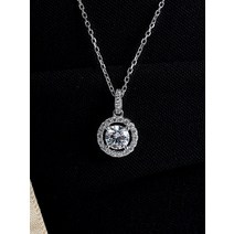 에버링 18K 블루 다이아 목걸이 0.5캐럿 (5부) 시드_NBDM8605 Blue Diamond Necklace Gift