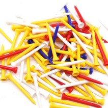 골프티 70mm 플라스틱 컬러 롱티 골프용품 드라이버 색상랜덤