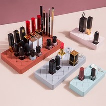 코지글로우 립스틱 립밤 보관함 꽂이함 립스틱정리함 정리 브러쉬 홀더 캡 뷰티수납함, 2set, 민트