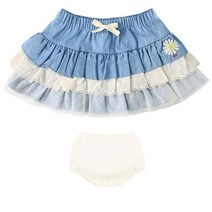 베베드피노 데이지베이비타이레드데님스커트 BP0138179