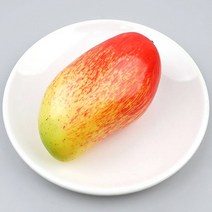 신형 애플망고 모형 레드옐로우 12.7cm 인조 망고 열대 과일모형 모조 과일 열매 장식