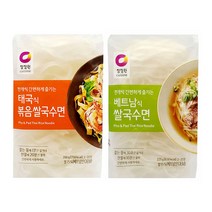 청정원 태국식 볶음쌀국수면 베트남식 쌀국수면 택1, 태국식 볶음쌀국수면200g