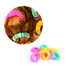 1+1 셀프 헤어 구르프 웨이브 스프링 구르프, 3개