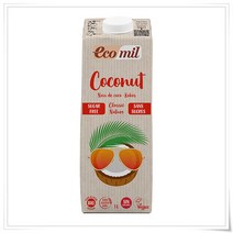 ECOMIL Classic nature coconut milk without sugar 에코밀 클래식 네이처 무설탕 코코넛 밀크 1L 4개