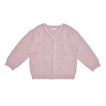 [M밍크뮤D] 23SS (PK)자수니트가디건 면니트 3311520003 출산준비물 신생아선물 배내수트 배내저고리