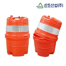 신도 도로 공사 플라스틱 조립식 PE 드럼 차량 통제 교통 안전 용품, 1개