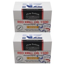 Peter & John Red Krill Oil 1500 뉴질랜드 피터앤존 레드 크릴오일 인지질 캡슐 60정 2팩