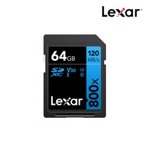 렉사 800x SDXC UHS I급 SD카드, 64GB