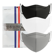 얼큰이마스크 KF94 새부리형 국산 귀안아픈 귀편한 숨쉬기편한 마스크 특대형 빅사이즈, 1. 화이트, 10매