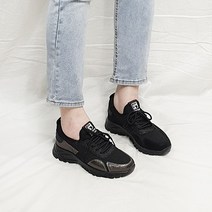 본디 펄 스판 메쉬 쿠션 키높이 스니커즈 5cm