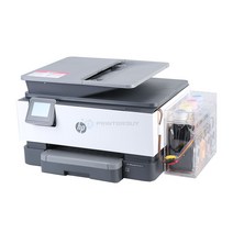 사무용 프린터 HP 9010 무한잉크 프린터 팩1600 무칩 팩스 복합기