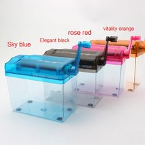 종이절단기 종이 파쇄기 분쇄기 사무용 mini small shredder desktop hand a6 shredder office 가정용 수동 금융 다기능 159, 3.rose red
