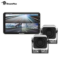 와이드후방카메라2대+7인치거치형 AHD리어 모니터(분할모니터)세트 12V-24V겸용 차량용후방카메라모니터세트, 15M, 10M, 와이드카메라2대+SM-70ST분할모니터