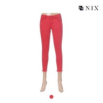 닉스 여 컬러 워싱 MID 크롭 스키니 FNMEDDK591M