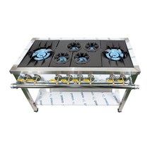 오즈테크 업소용 가스렌지 1200 양타 간택기 친환경 세라믹 버너 LPG LNG 화구, 03-2 LPG, 01-3 2세대 세라믹화구, 02-2 절감석쇠