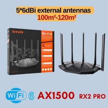 Tenda-와이파이 6 와이파이 라우터 AX3000 AX1500 무선 리피터 텐다 2.4 amp 5Ghz 기가비트 메쉬 AC2100 듀얼 밴드 범위 확장기, [01] Original EU Plug, [06] WIFI 6 AX1500