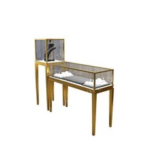 원목유리장식장 강화유리진열장 주얼리 엔틱 인테리어장식장 화장대, 150x45x95cm스트레이트레그로캐비넷