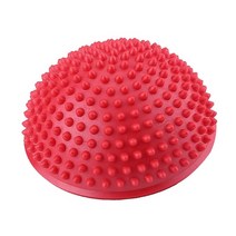 하프짐볼 필라테스 요가 기구 보수 반짐 밸런스볼 발 마사지 pvc 풍선 구덩이 미끄럼, 빨간색