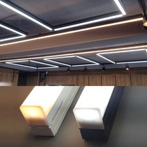 LED티라인 레일조명 레일등 T5레일형 간접조명등, 티라인 900 화이트-주광(하얀빛)