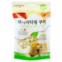강아지 노즈워크간식 허니버터 바나나쿠키110g 펫스낵