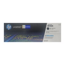 HP 정품토너 410X CF410X M477fdw M452nw M377dw M452dn M452 대용량 검정, 1개