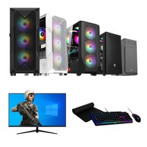 조립 사무용 게이밍 PC 데스크탑 컴퓨터 인텔 8GB SSD장착 윈도우10 설치 바로사용 모니터 세트, 27인치 세트, 02. 사무용 가성비 에디션