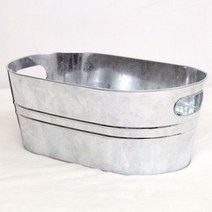 양철 타원형 바구니