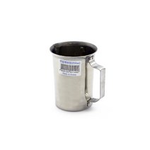 스텐 비커 계량컵 스테인레스 핸들 손잡이 비이커 눈금 250cc 72x92mm