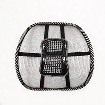 g5ab 메쉬 요추 패드 의자 등받이 지지대 척추 자세 교정 벤트 쿠션 자세교정방석, 없음
