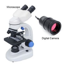 2000X 쌍안 생물 현미경 2.0MP USB 카메라 디지털 현미경 100 pcs 견본 f/학생 생물 실험, 1 건, Microscope Camera