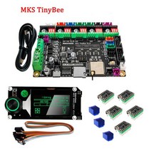 RAMPS MKS tinbee V1.0 마더 보드 3D 프린터 제어 ESP32 MCU 부품 Tmc2209 터치 Wifi 웹 지원, Set