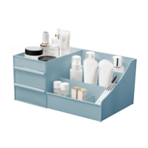 착한살림 멀티 화장품 정리함, 블루 색상, 1개