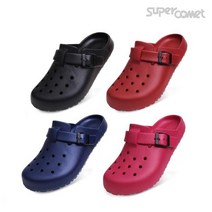 슈퍼카미트 남녀공용 보스턴 버클 조절 클로그 경량 eva 아쿠아 슬리퍼 9772