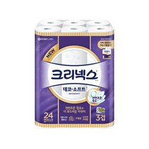 크리넥스 데코 소프트(향) 3겹 35Mx24롤, 1개, 24롤