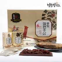 명문정약초 6년근 봉밀 홍삼절편 천장삼 선물용, 20g x 10개