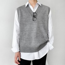 맨타임 남성용 PQB 13컬러 데일리 트임 브이넥 조끼