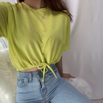 베이직 크롭 루즈핏 티셔츠 7color
