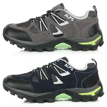 천연가죽 경량 트레킹화 경등산화 운동화 알프스