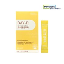 [필수 영양소가 한포에!] 동국헬스케어 데이디 효소엔 콤부차 5g x 15포, 1박스, 5gx15포