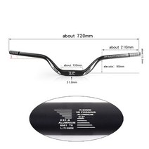 fmfxtr 알루미늄 합금 자전거 핸들 mtb 핸들 바 자전거 도로 자전거 핸들 720780mm31.8mm 자전거 핸들, 협력사, 실버 720mm