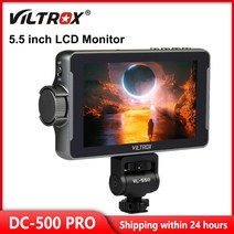 VILTROX DC550 DC 프로 인치 4K 전문 휴대용 카메라 스튜디오 모니터 HDMI 터치 스크린 필드 3D LUT 감독, 02 DC-550