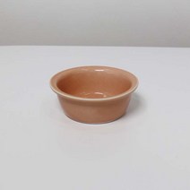 달소금 술잔 전통주잔 도자기 유광 막걸리잔 피치