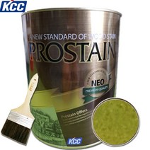 KCC 프로스테인 네오 3.6L 오일스테인 목재보호 발수 방충, 라임그린2