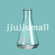 연구실 실험용 유리 삼각 플라스크 500ml 실험기자재 실험수업 실험교구 연구수업 과학수업 과학실 실험실, 1개, 삼각 플라스크100ml